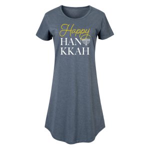 Instant Message - Happy Hanukkah - Ladies Any Way Dress