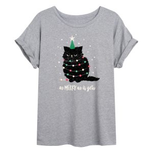 Instant Message - As Merry As It Gets - Womens Graphic T-shirt