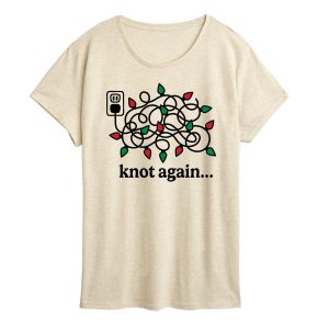 Instant Message - Knot Again Lights - Women's Short Sleeve Graphic T-shirt