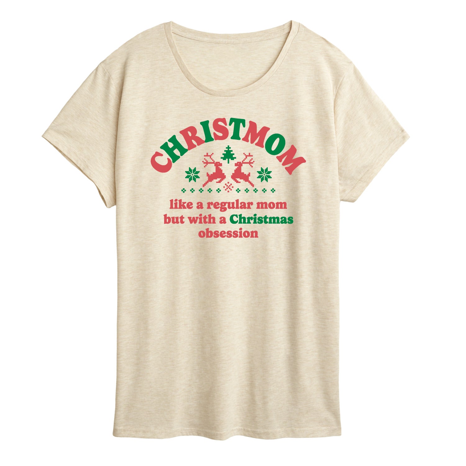 Instant Message - Christmom - Women's Short Sleeve Graphic T-shirt