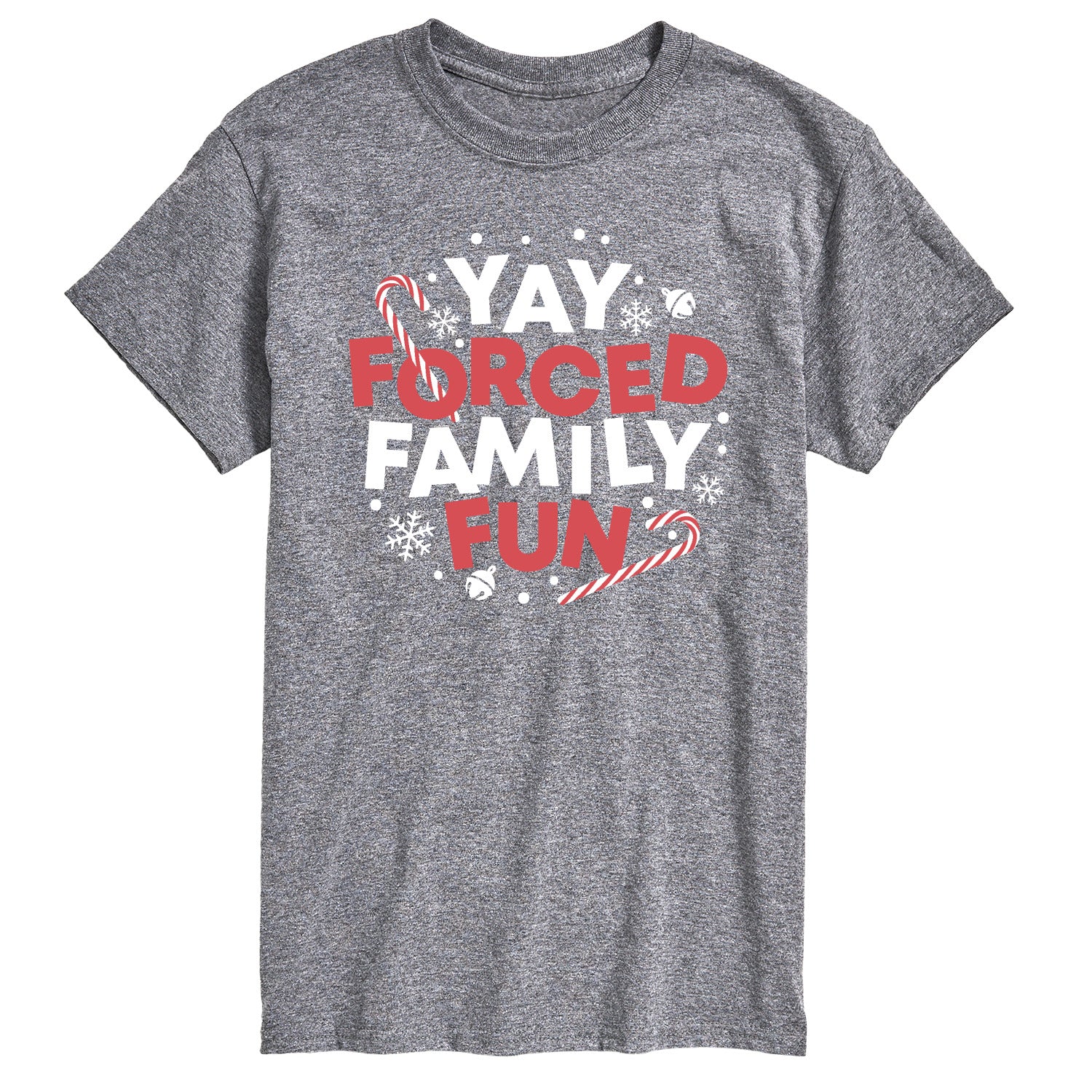 Instant Message - Yay Forced Family Fun - Men's Short Sleeve Graphic T-Shirt