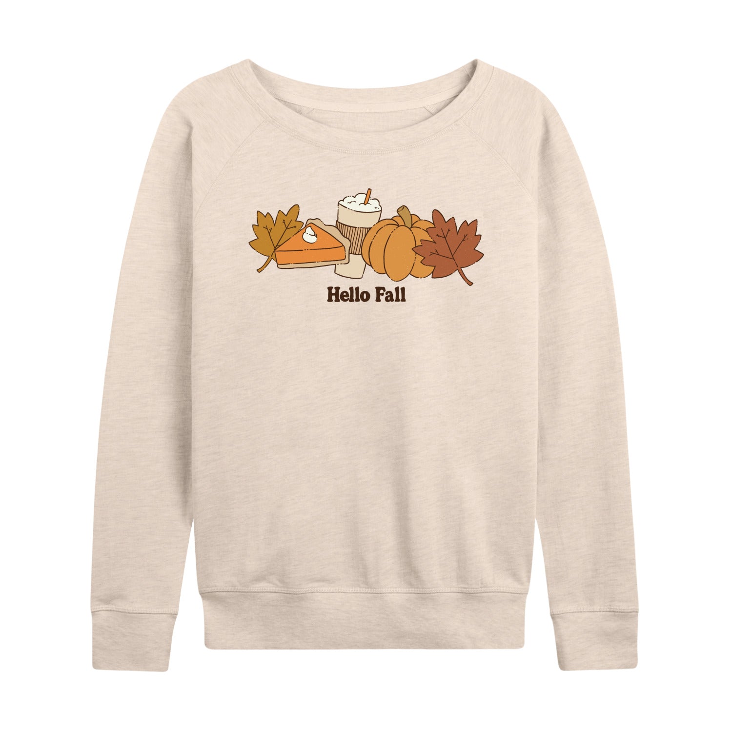 Instant Message - Hello Fall - Women's French Terry Long Sleeve Shirt