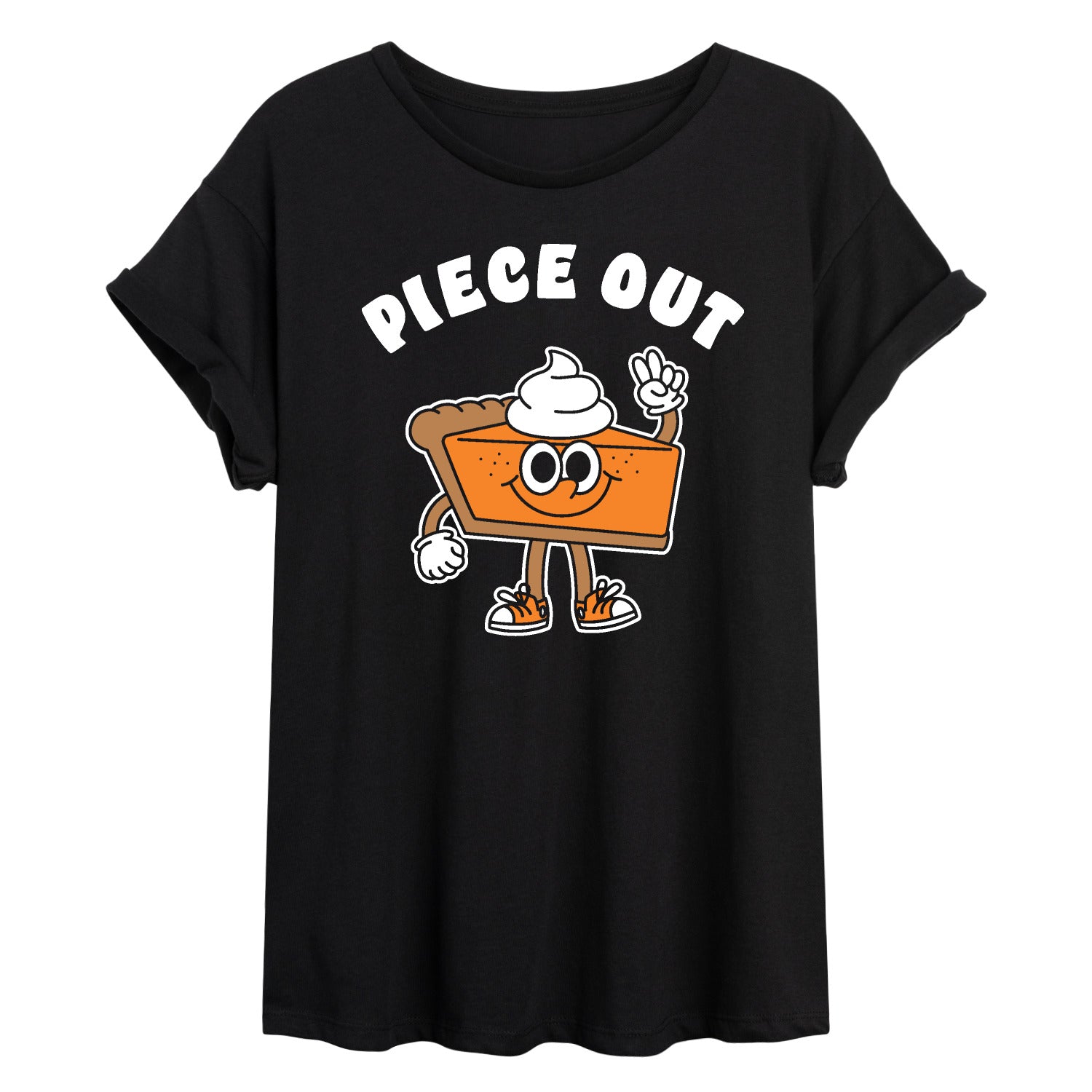 Instant Message - Piece Out Pie - Womens Graphic T-shirt