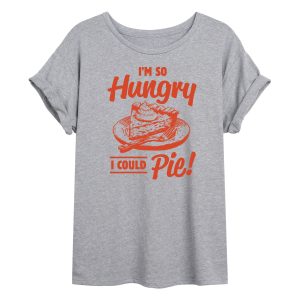 Instant Message - So Hungry I Could Pie - Womens Graphic T-shirt