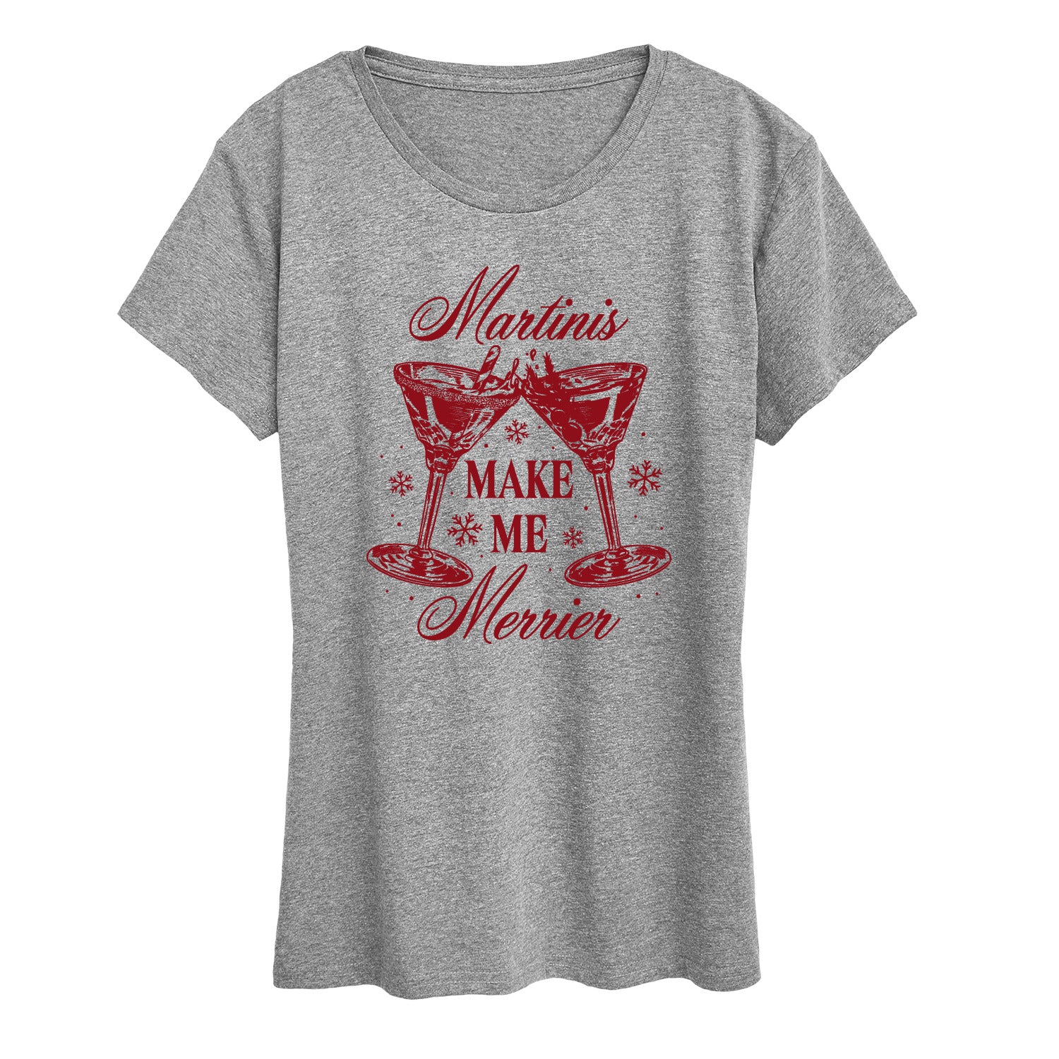 Instant Message - Martinis Merrier - Women's Short Sleeve Graphic T-Shirt
