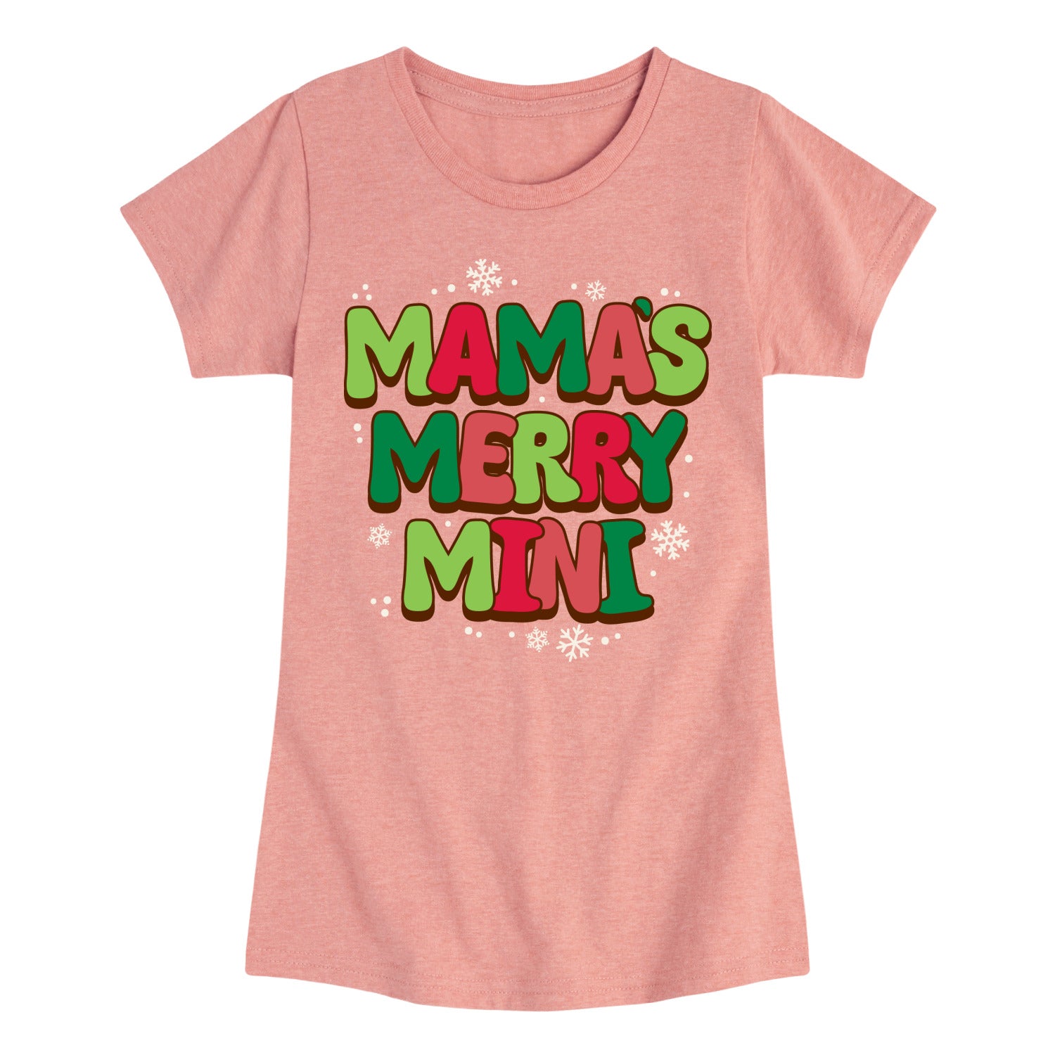 Instant Message - Mamas Merry Mini - Youth Girls Short Sleeve T-shirt