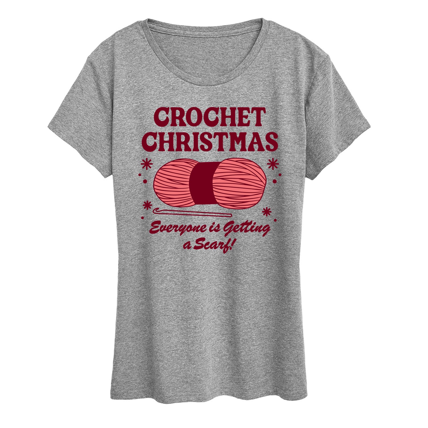 Instant Message - Crochet Christmas - Women's Short Sleeve Graphic T-shirt - Image 3