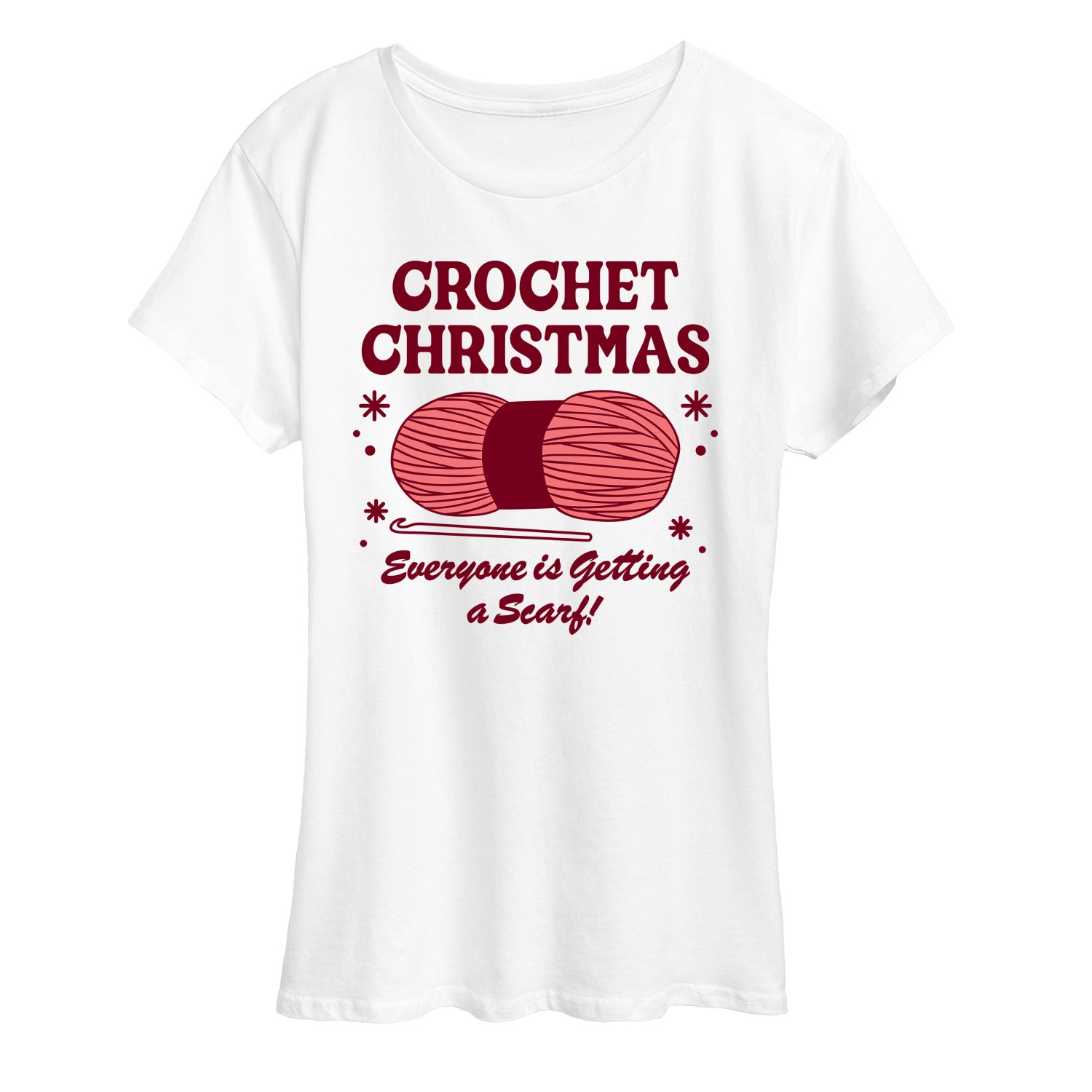 Instant Message - Crochet Christmas - Women's Short Sleeve Graphic T-shirt - Image 2
