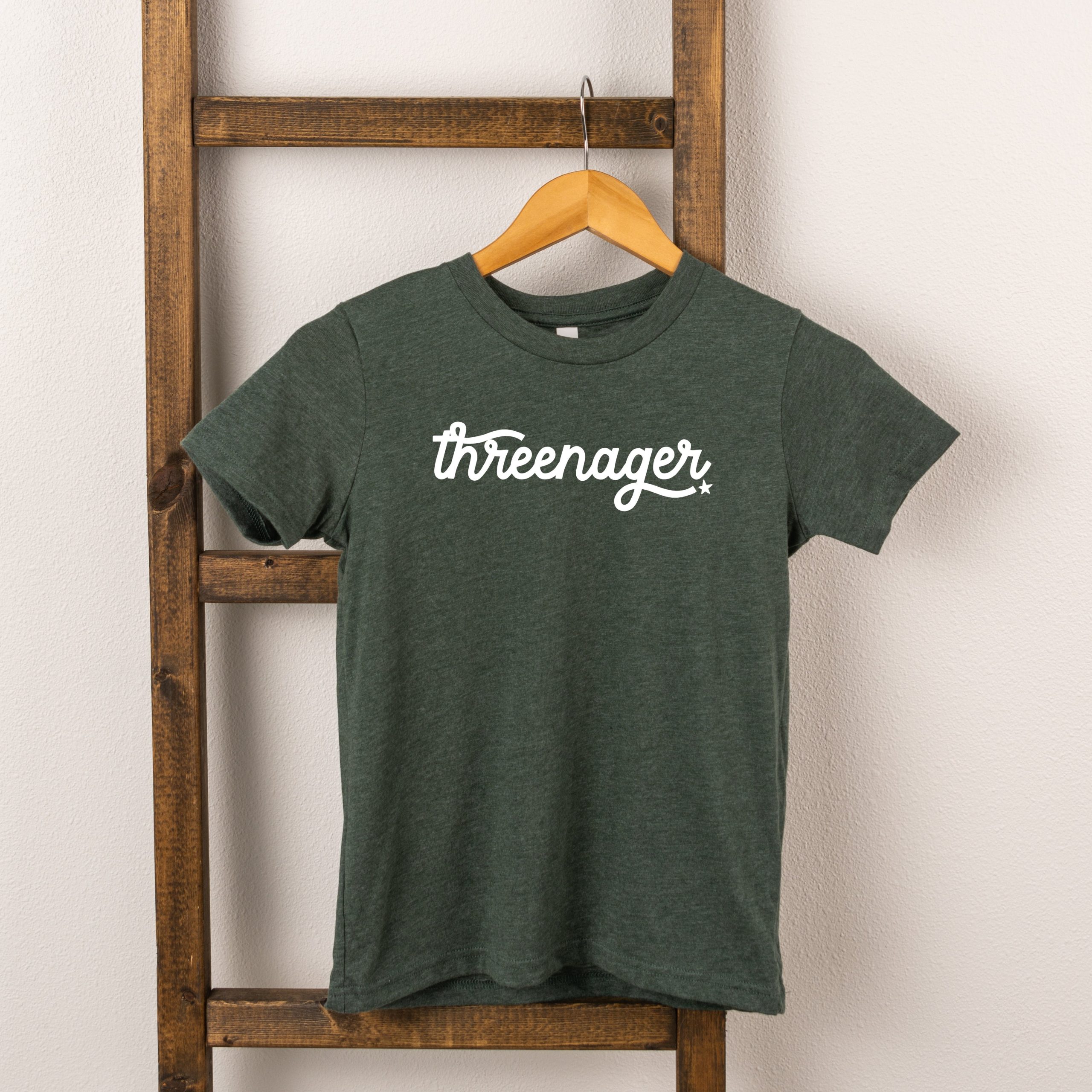 The Juniper Shop Toddler | Threenager Short Sleeve Crew Neck - Image 3