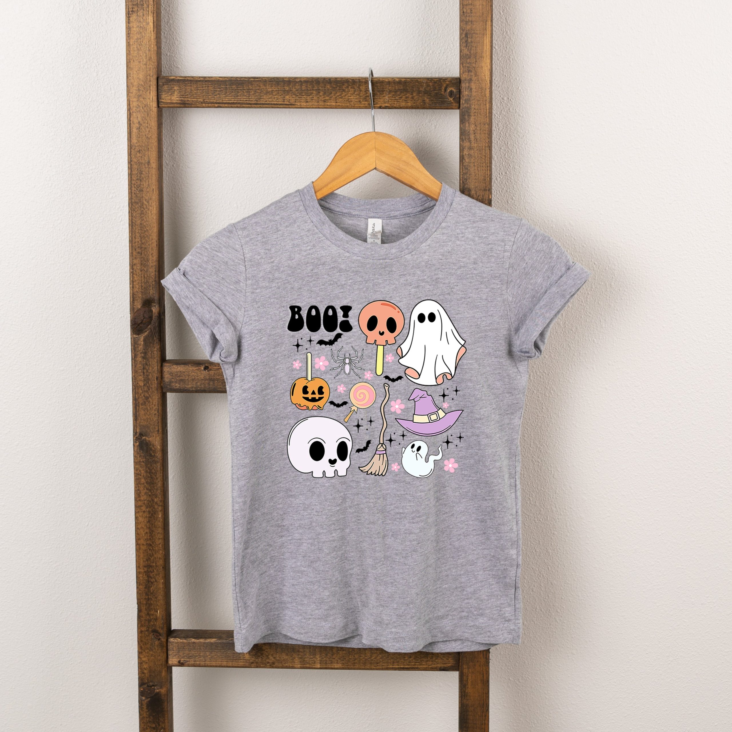The Juniper Shop Toddler Boo Chart Short Sleeve Crew Neck - Image 3
