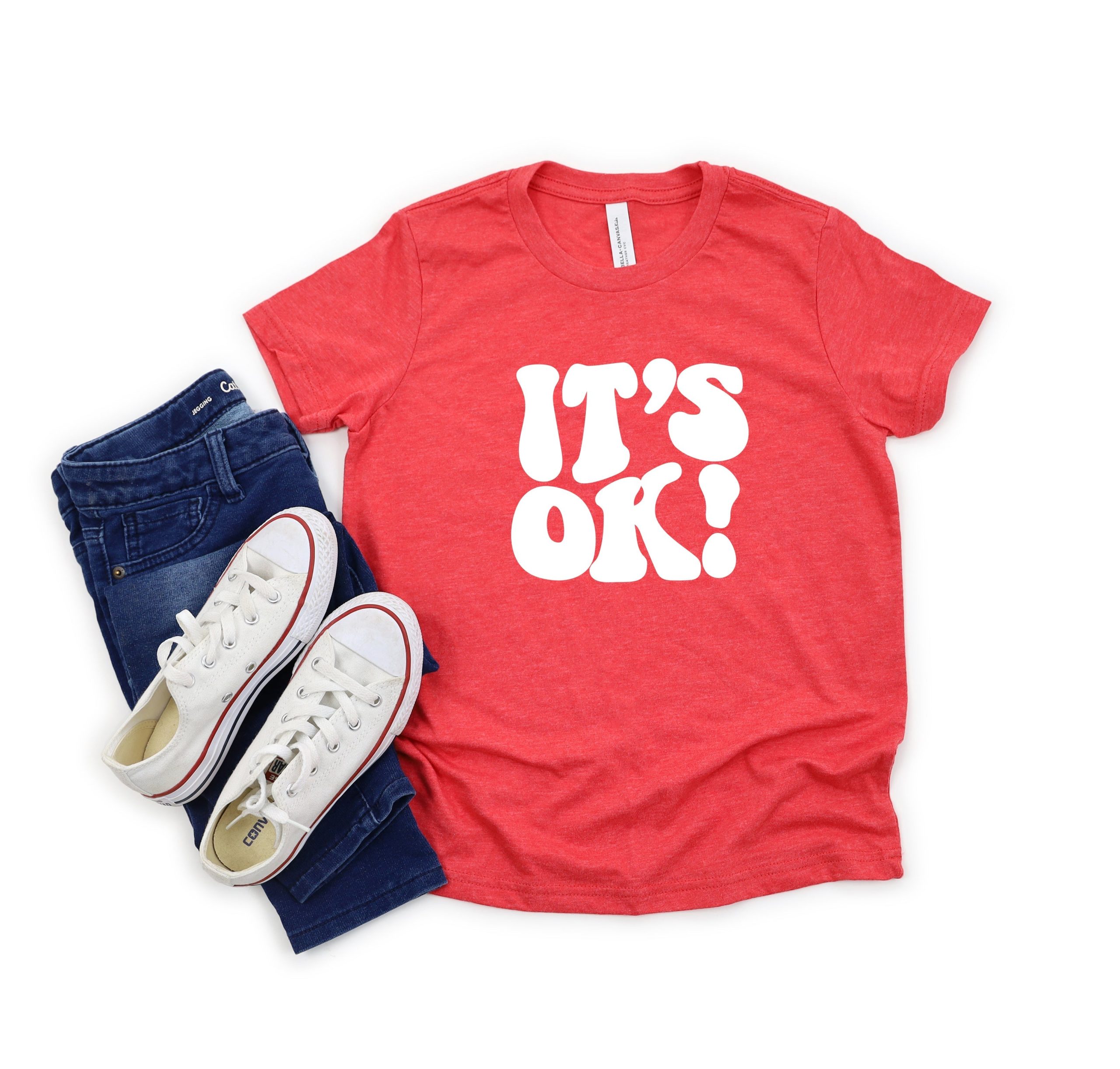 The Juniper Shop Youth | It's Ok Short Sleeve Crew Neck - Image 3