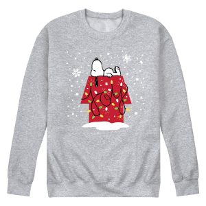 Peanuts - Snoopy Joy - Men's Crew Neck Fleece Pullover