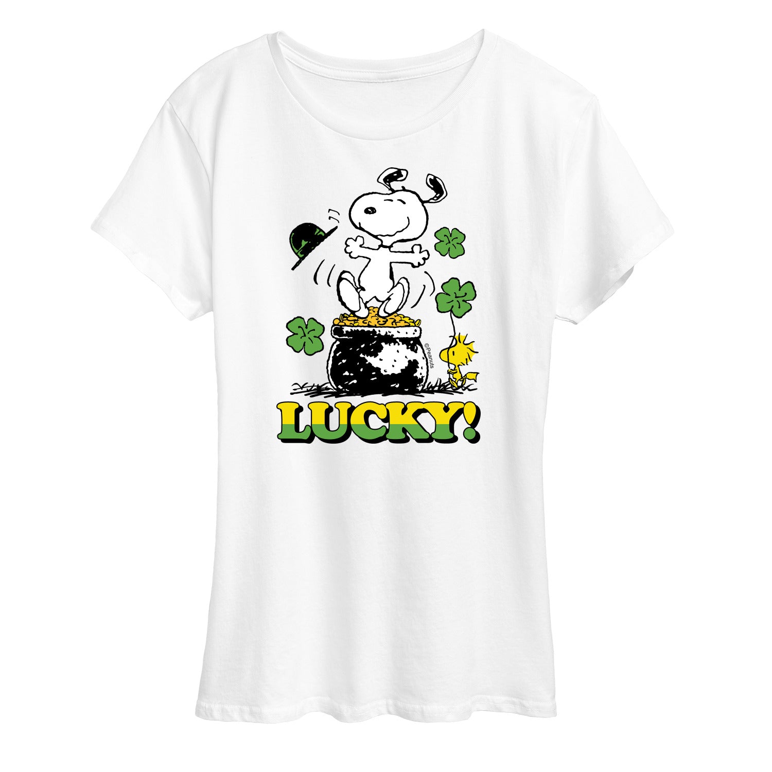 Peanuts - Lucky - Women's Short Sleeve Graphic T-Shirt