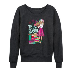 Barbie - Tis The Season - Women's Lightweight French Terry Long Sleeve Shirt