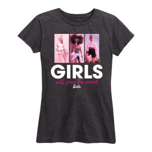 Barbie - Girls Will Save The World - Women's Short Sleeve Graphic T-Shirt