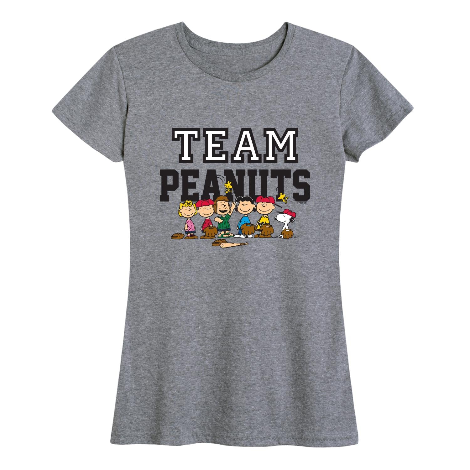 Peanuts - Athletic Snoopy - Women's Short Sleeve Graphic T-Shirt - Image 2