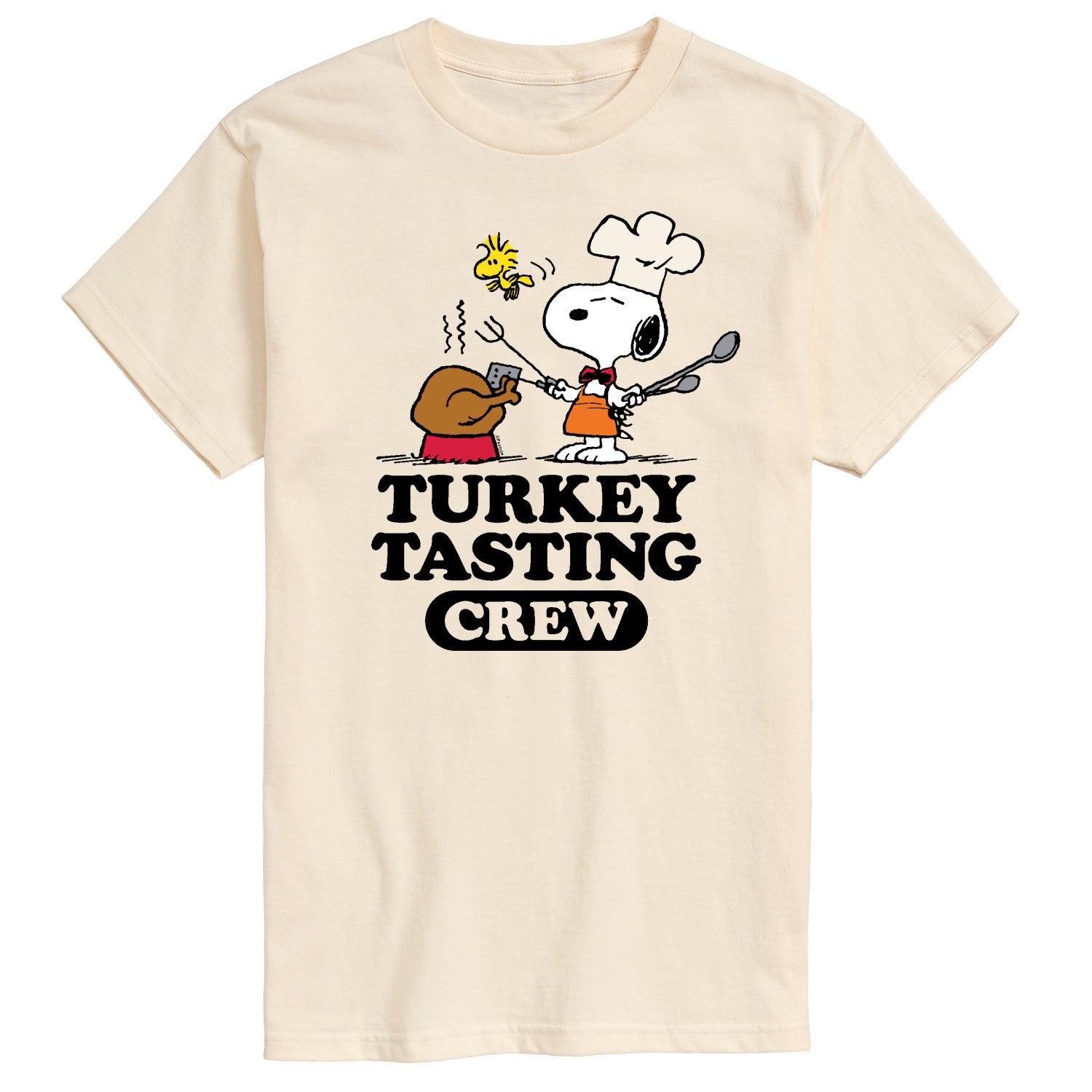 Peanuts - Turkey Tasting Crew - Men's Short Sleeve Graphic T-Shirt - Image 5