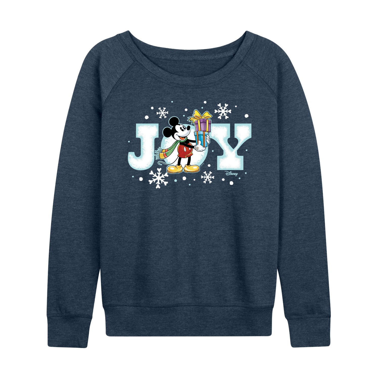 Disney - Joy Mickey - Women's Lightweight French Terry Long Sleeve Shirt