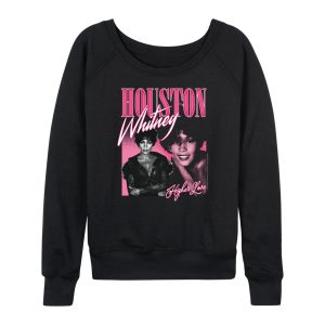 Whitney Houston - Higher Love - Women's Lightweight French Terry Long Sleeve Shirt