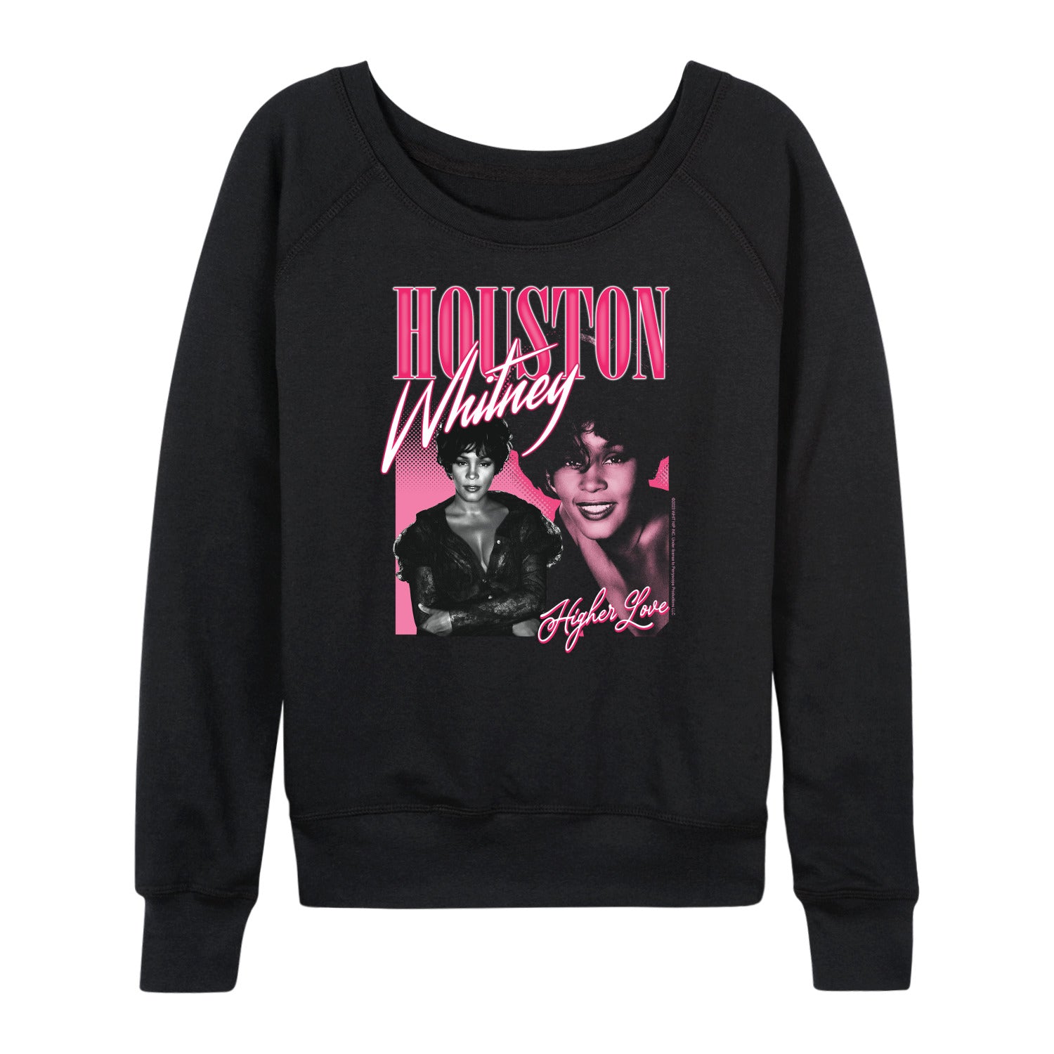Whitney Houston - Higher Love - Women's Lightweight French Terry Long Sleeve Shirt