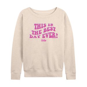 Barbie the Movie - Best Day Ever - Women's Lightweight French Terry Long Sleeve Shirt