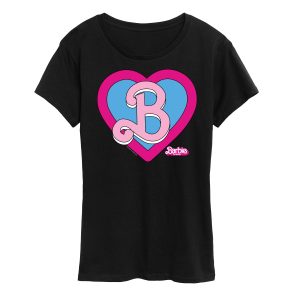 Barbie the Movie - Heart Crest - Women's Short Sleeve Graphic T-Shirt
