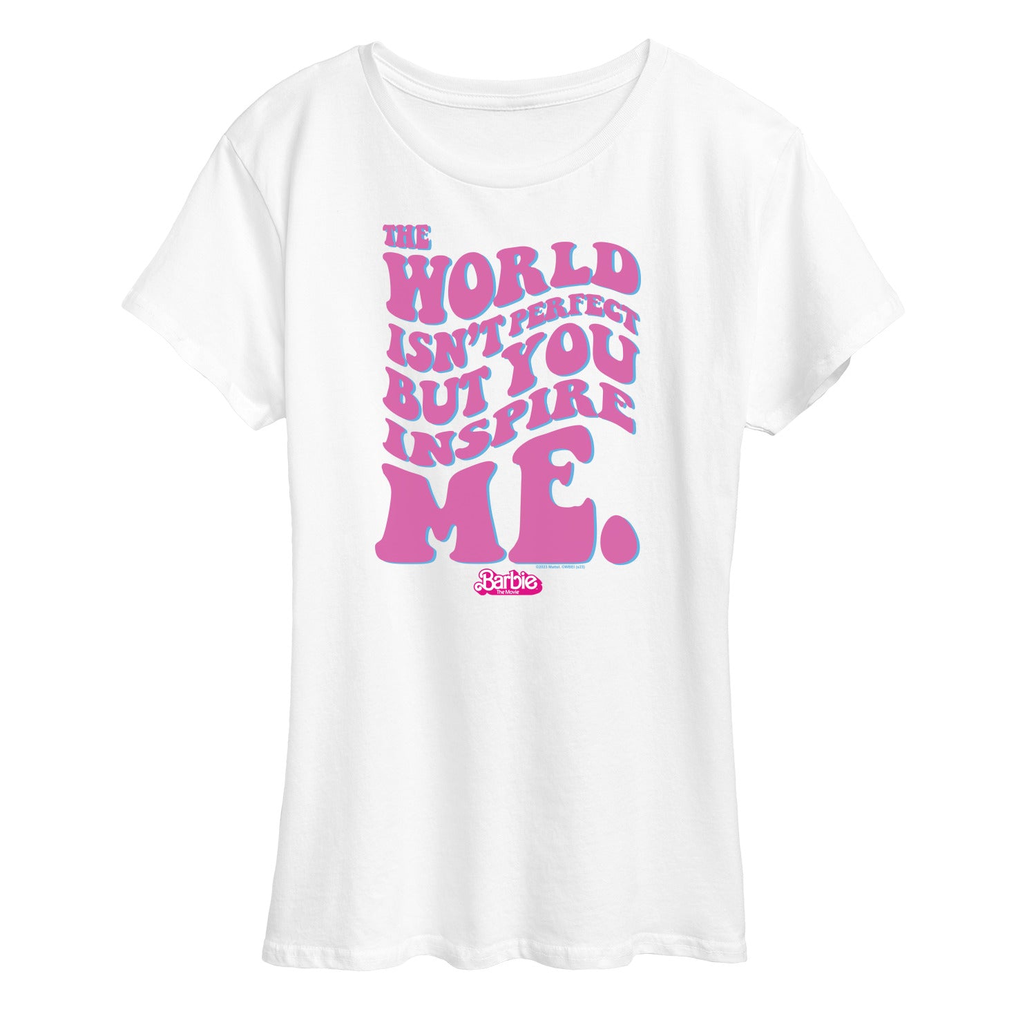 Barbie the Movie - You Inspire Me - Women's Short Sleeve Graphic T-Shirt - Image 4
