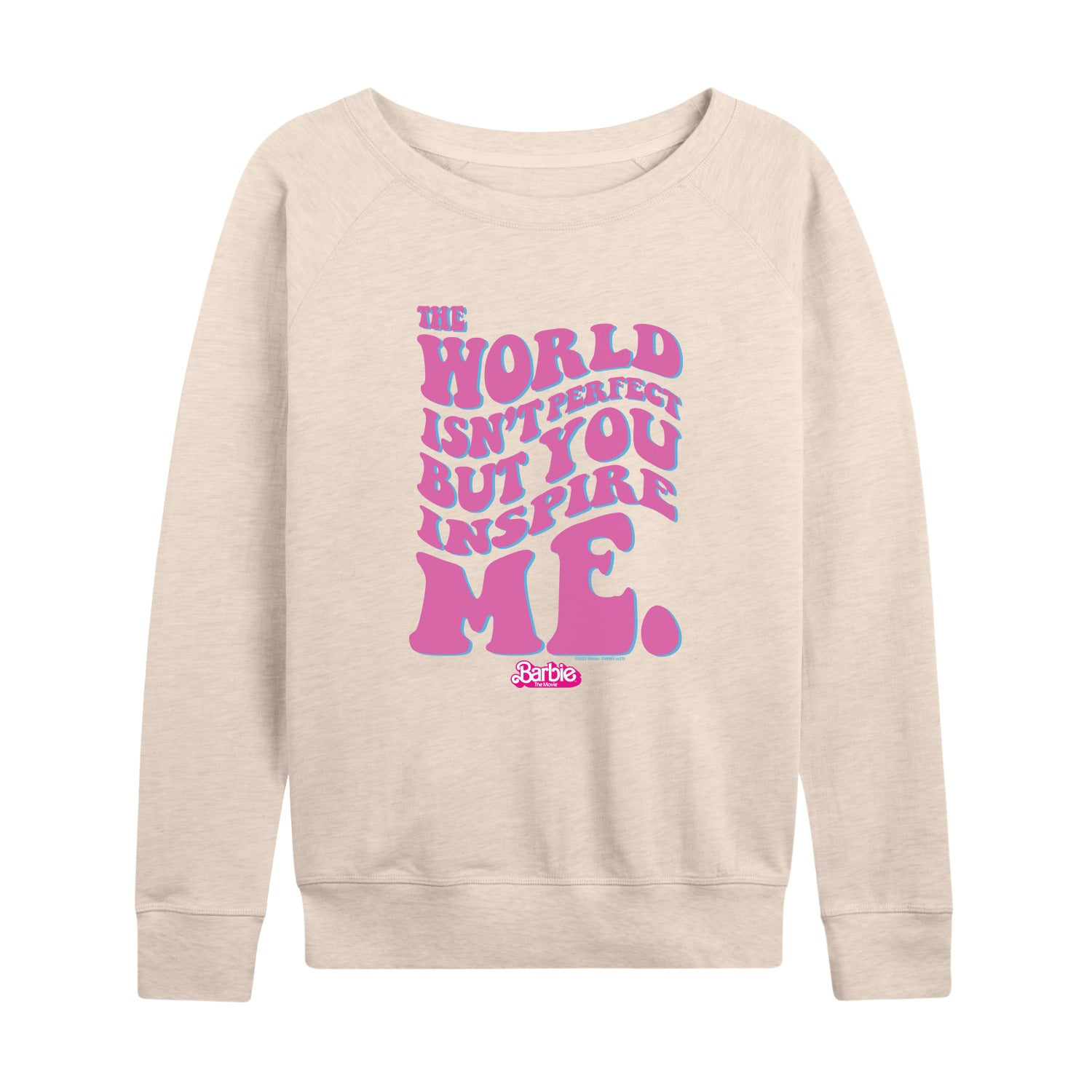 Barbie the Movie - You Inspire Me - Women's Lightweight French Terry Long Sleeve Shirt