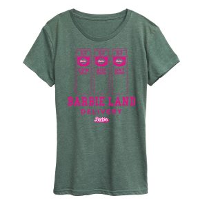 Barbie the Movie - Barbie Land Delivery Milk - Women's Short Sleeve Graphic T-Shirt