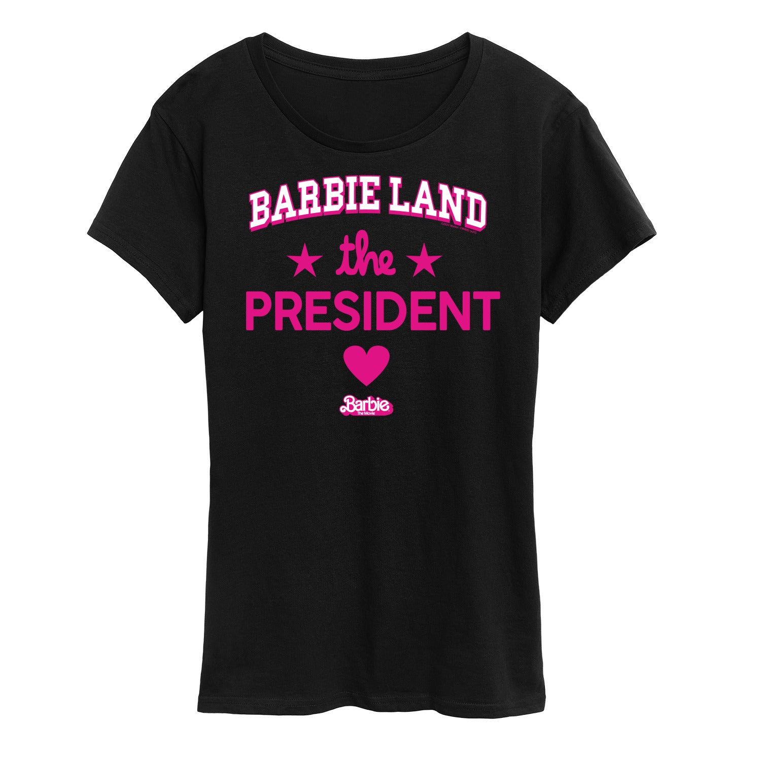 Barbie the Movie - Barbie Land President - Women's Short Sleeve Graphic T-Shirt
