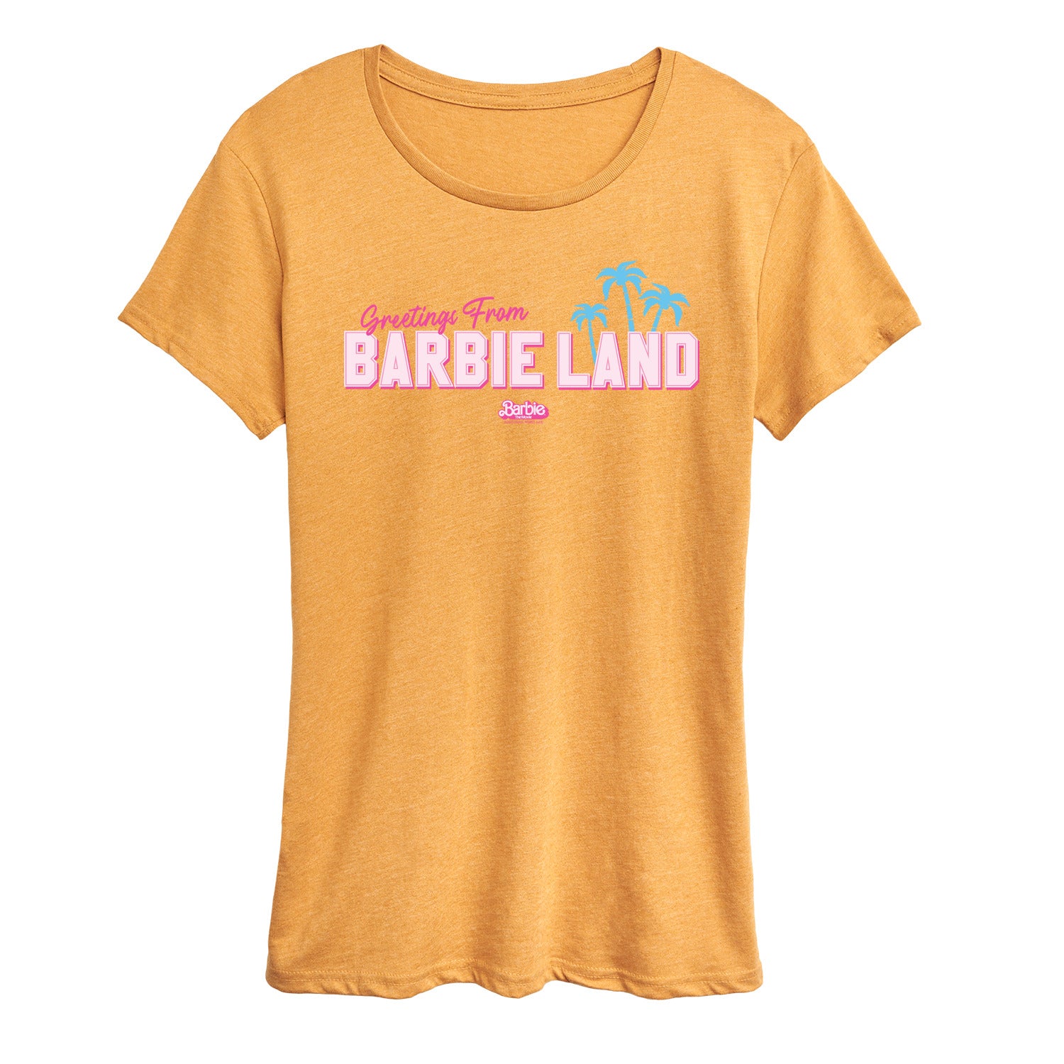 Barbie the Movie - Greetings from Barbie Land - Women's Short Sleeve Graphic T-Shirt