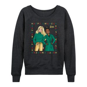Barbie - Happy Holiday's Frame - Women's Lightweight French Terry Long Sleeve Shirt