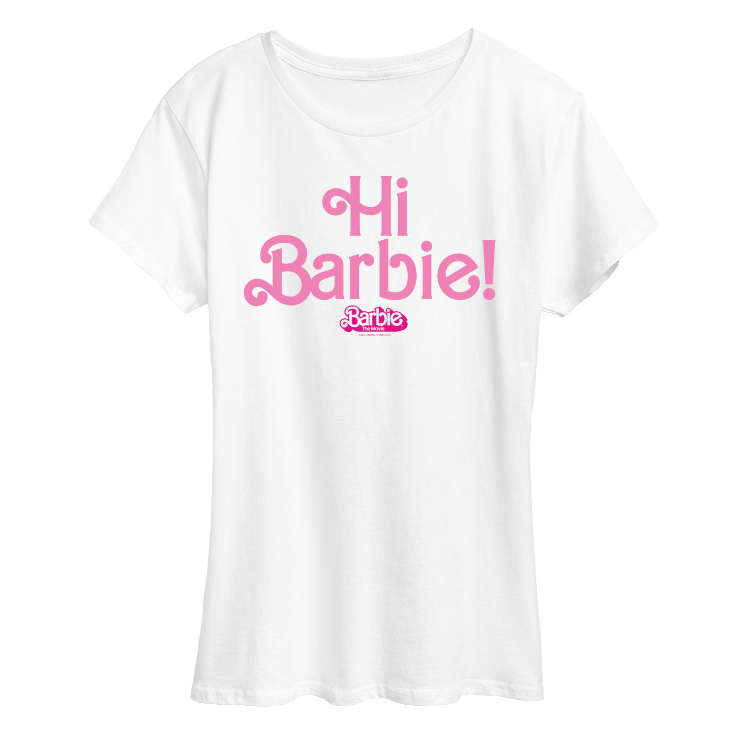 Barbie The Movie - Hi Barbie - Women's Short Sleeve Graphic T-Shirt