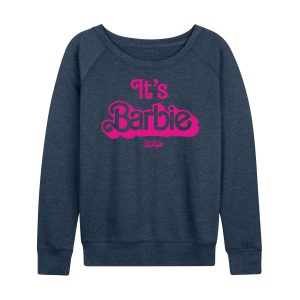 Barbie The Movie - It's Barbie Pink - Women's Lightweight French Terry Long Sleeve Shirt