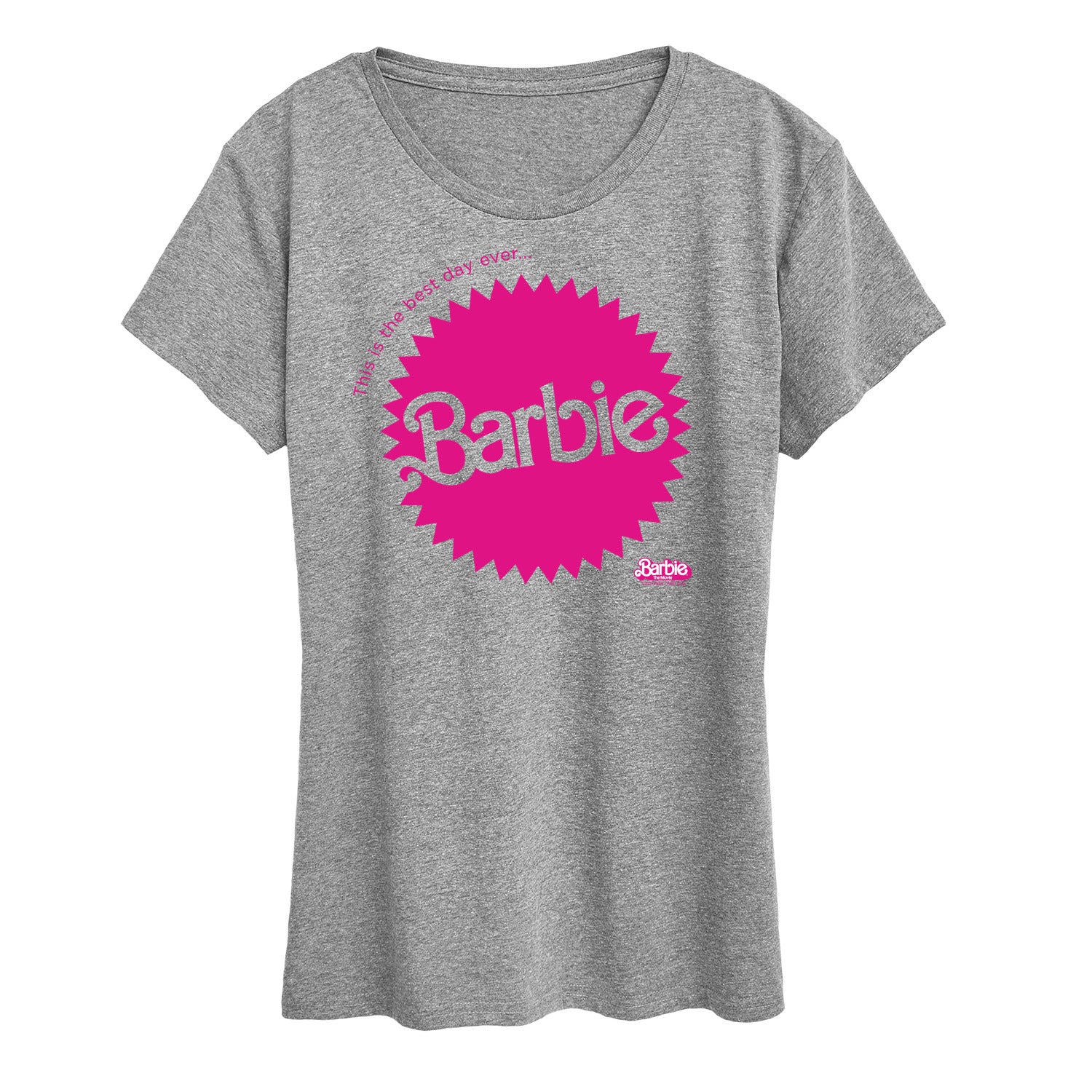 Barbie The Movie - Mattel Barbie Burst - Women's Short Sleeve Graphic T-Shirt - Image 3