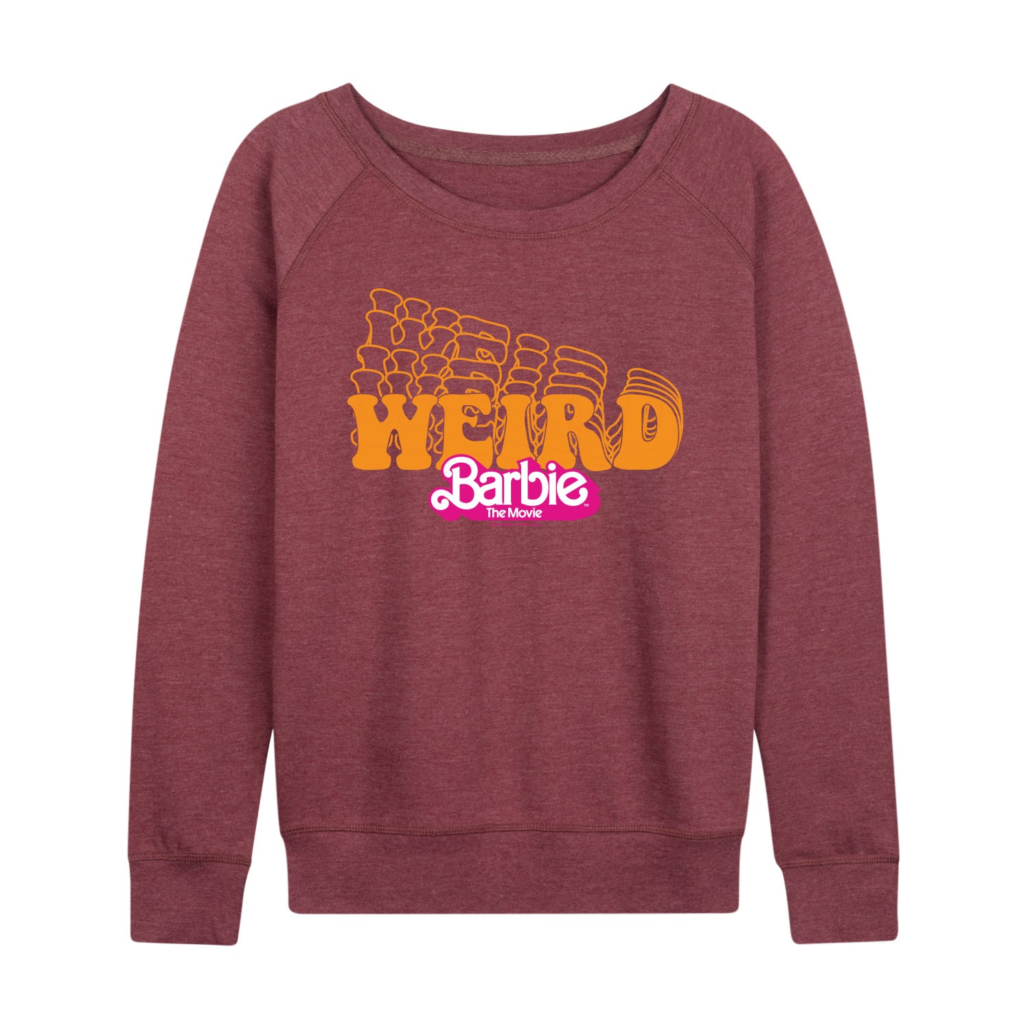 Barbie The Movie - Stacked Weird Barbie - Women's Lightweight French Terry Long Sleeve Shirt - Image 3