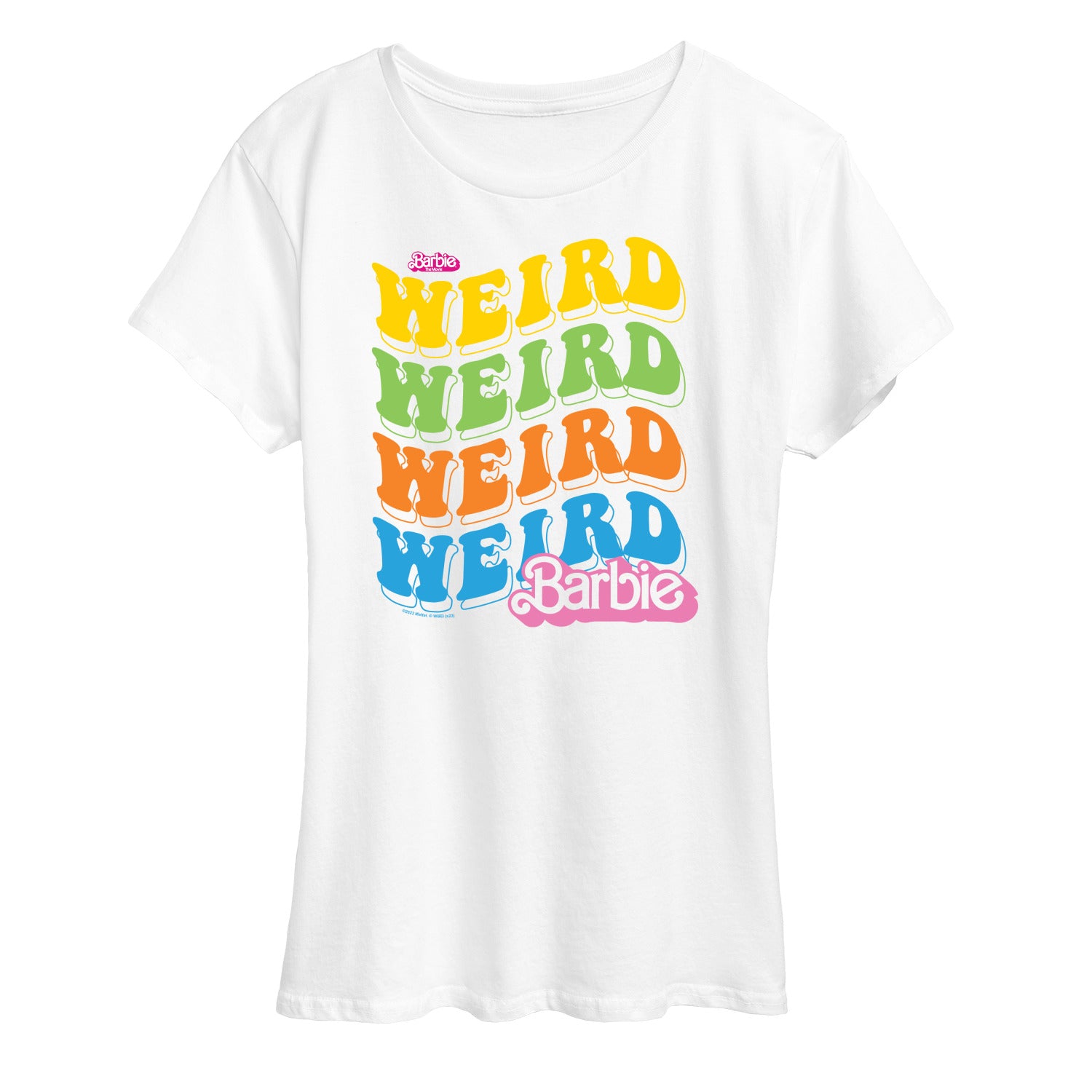 Barbie The Movie - Weird Stack - Women's Short Sleeve Graphic T-Shirt - Image 4
