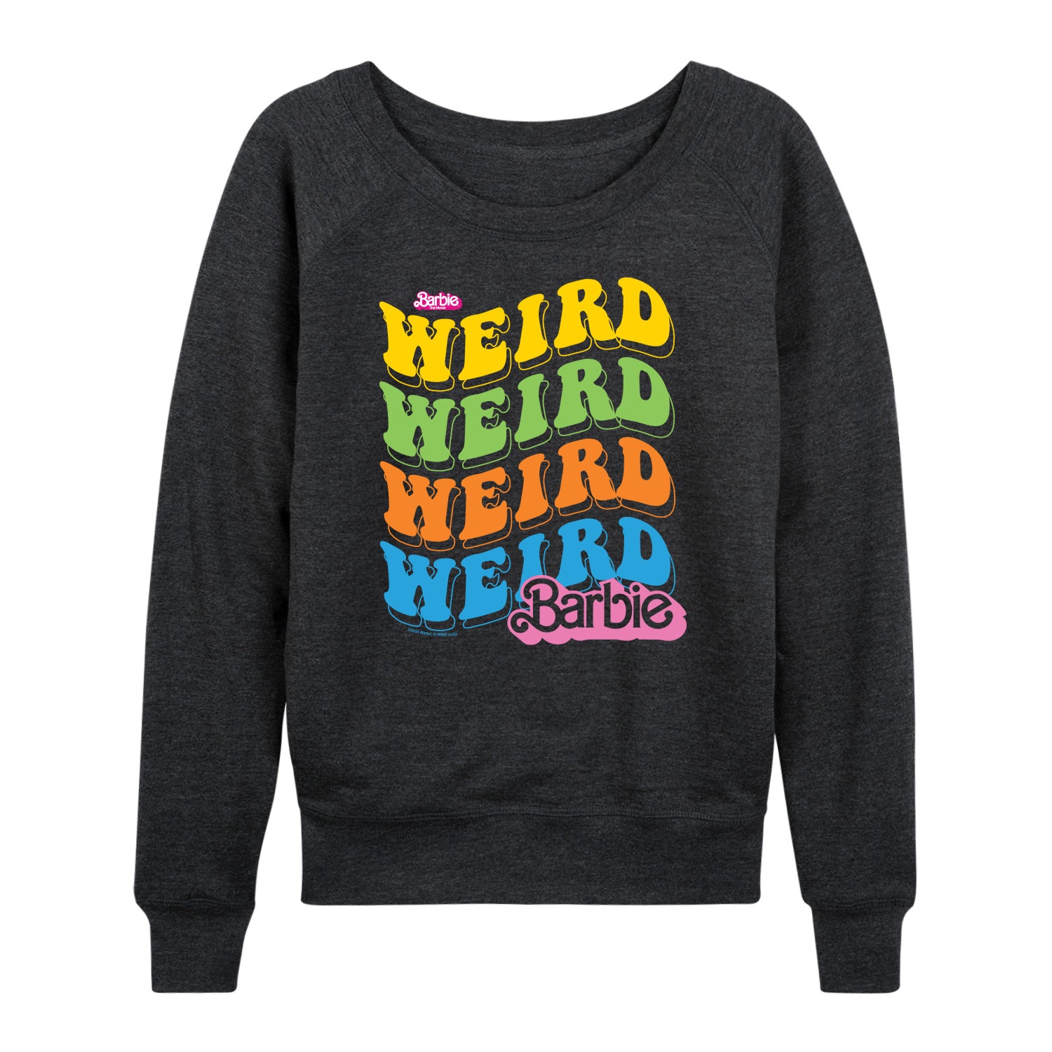 Barbie The Movie - Weird Stack - Women's Lightweight French Terry Long Sleeve Shirt - Image 2