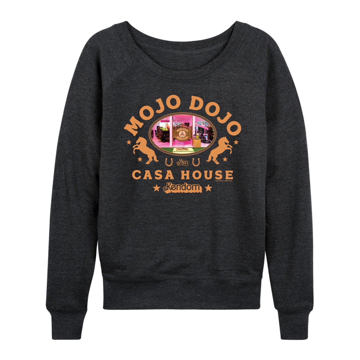 Barbie The Movie - Mojo Dojo Casa House West - Women's Lightweight French Terry Long Sleeve Shirt - Image 2