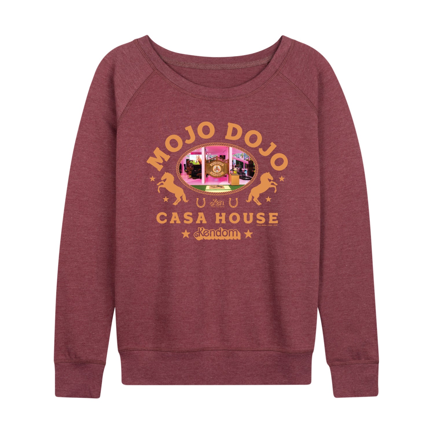 Barbie The Movie - Mojo Dojo Casa House West - Women's Lightweight French Terry Long Sleeve Shirt - Image 4