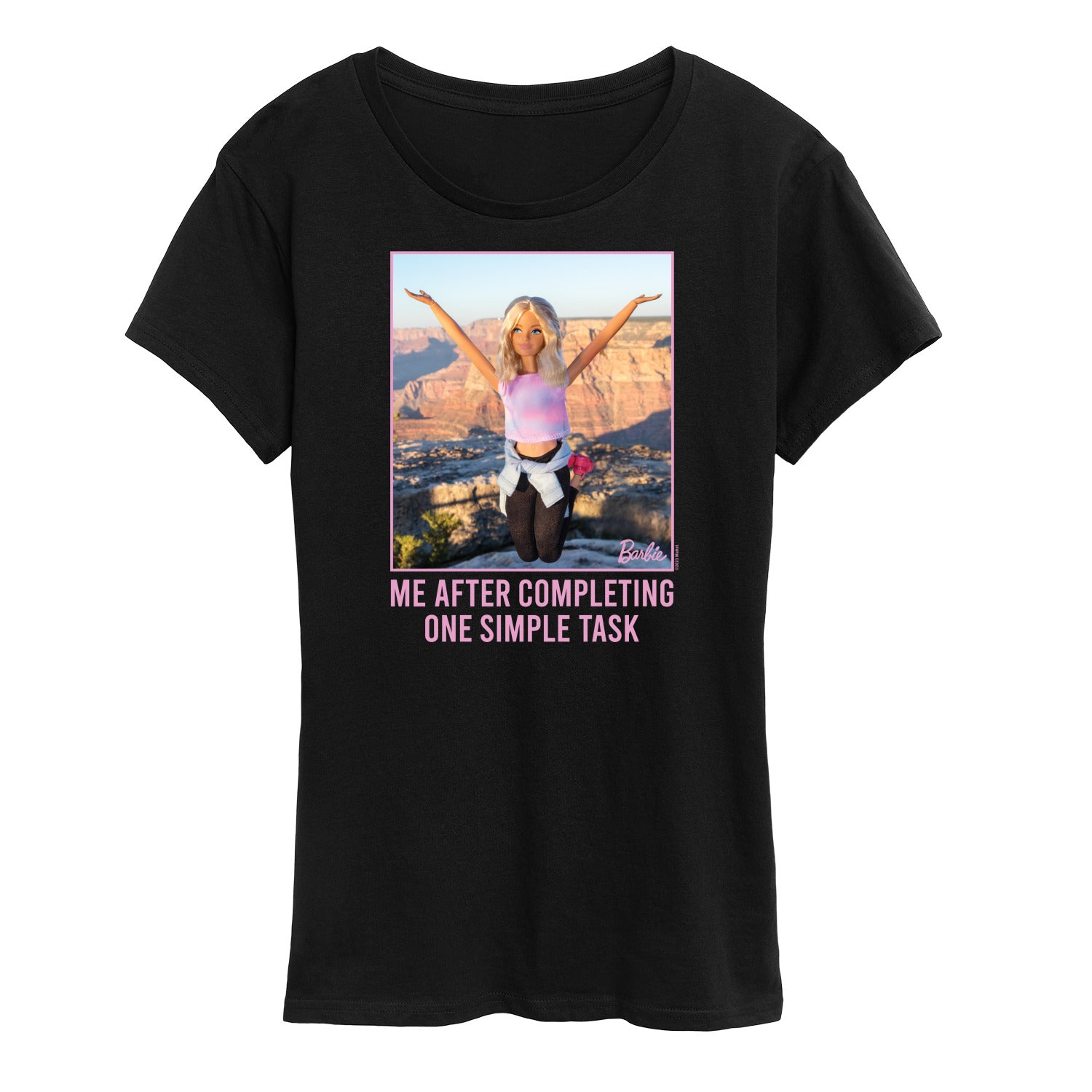 Barbie - One Simple Task - Women's Short Sleeve Graphic T-Shirt - Image 2