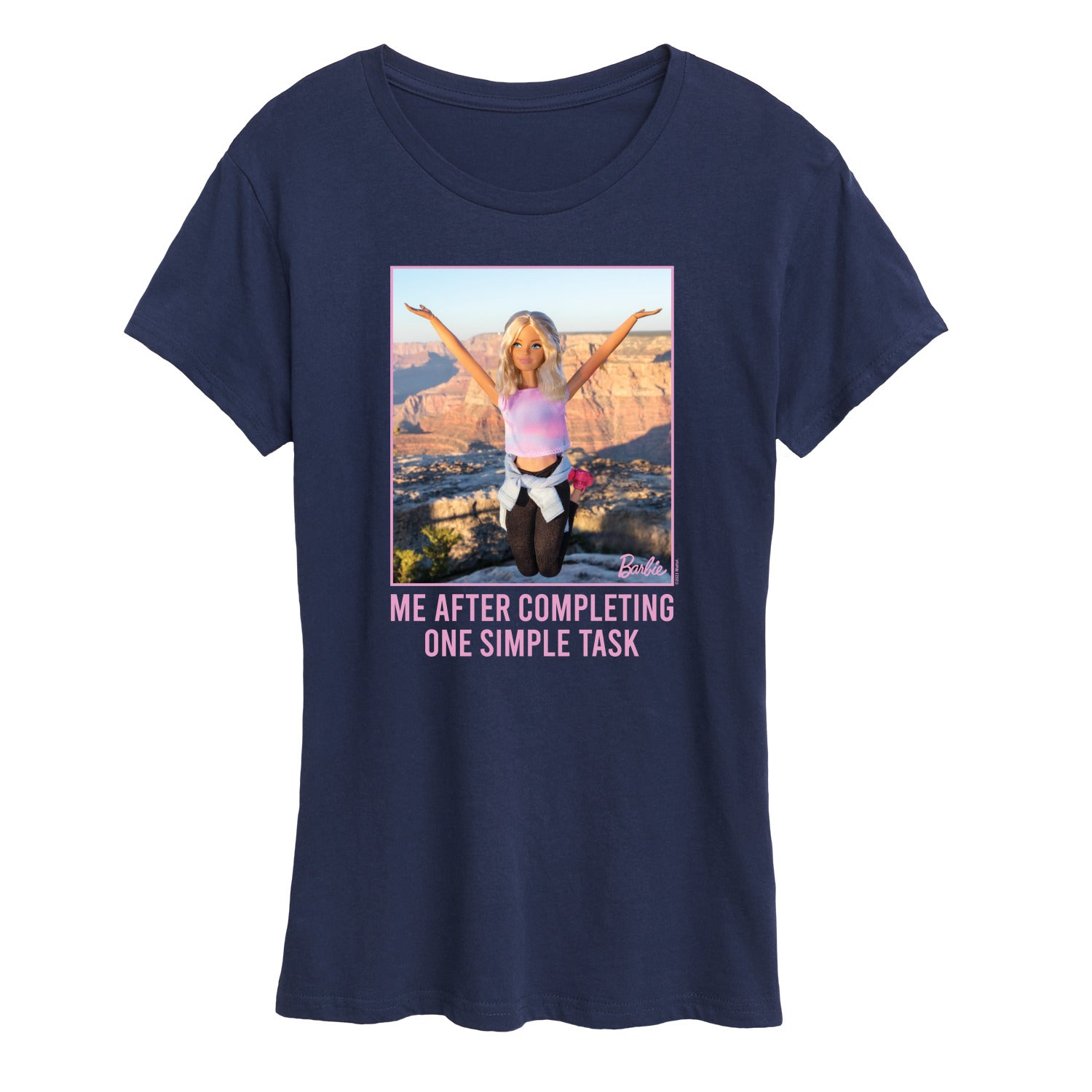 Barbie - One Simple Task - Women's Short Sleeve Graphic T-Shirt - Image 3