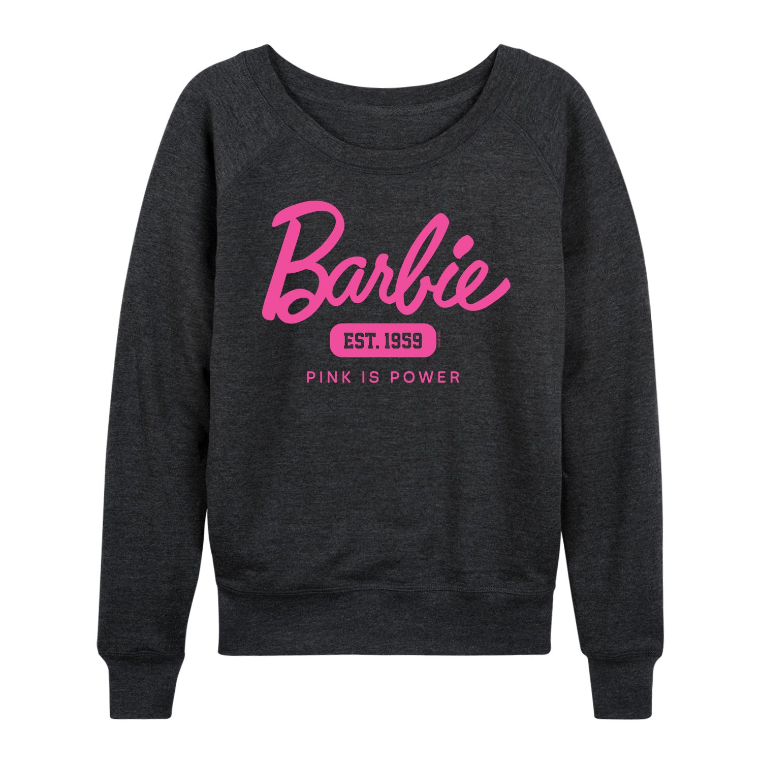 Barbie - Barbie Est 1959 - Women's French Terry Long Sleeve Pullover - Image 2