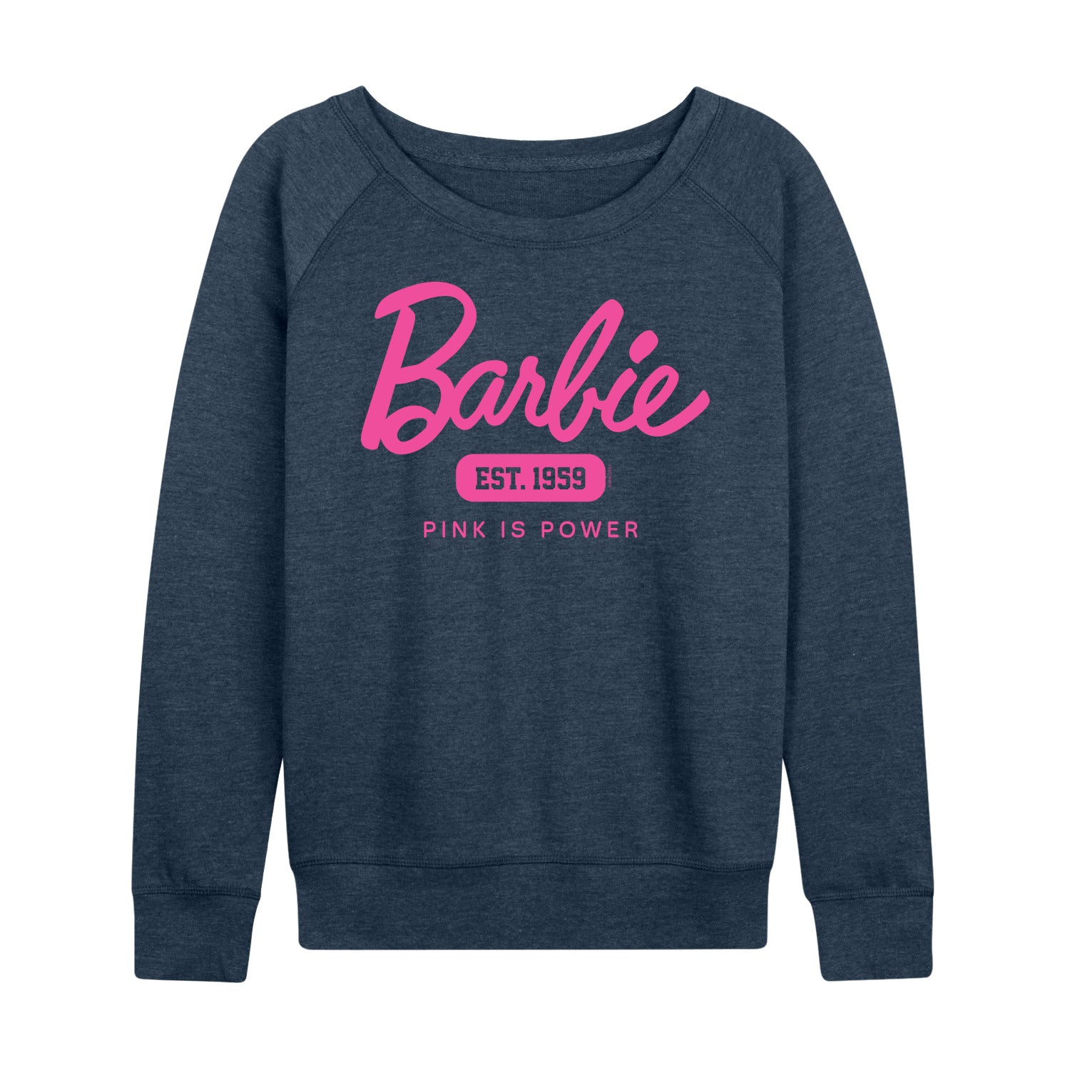 Barbie - Barbie Est 1959 - Women's French Terry Long Sleeve Pullover - Image 3