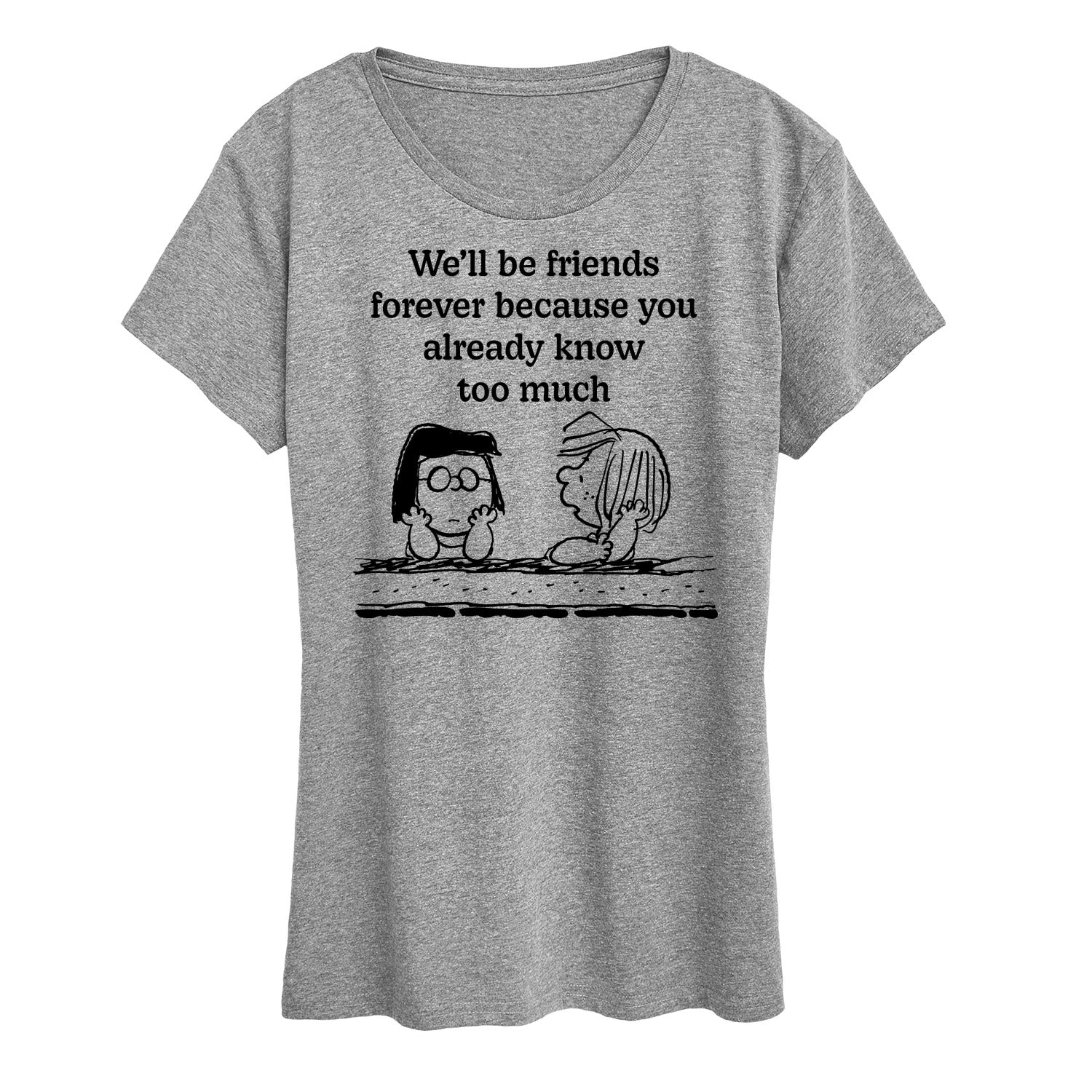 Peanuts - Friends Forever - Women's Short Sleeve Graphic T-Shirt - Image 2