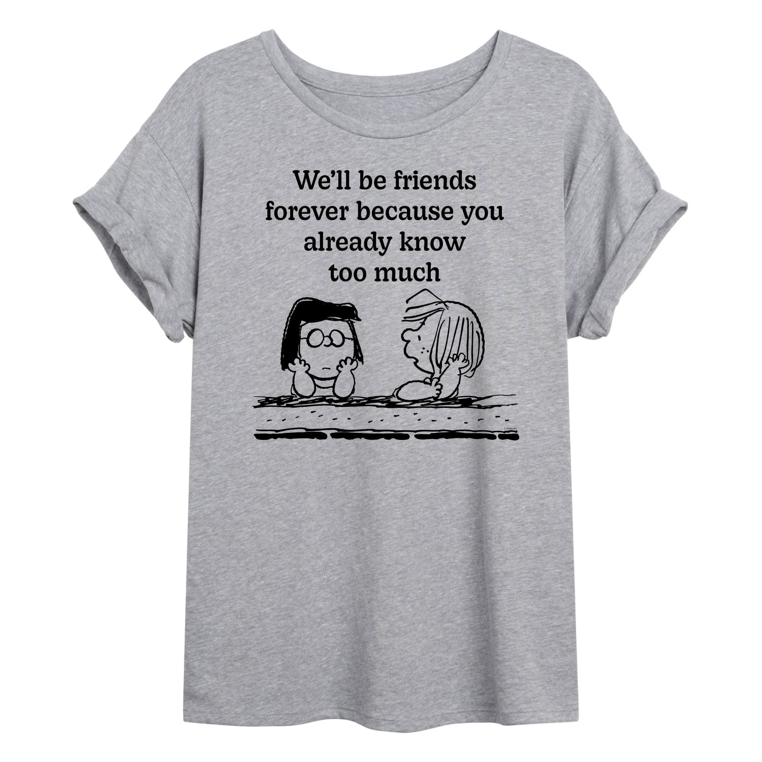 Peanuts - Friends Forever - Women's Oversized T-Shirt - Image 2