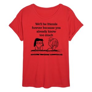 Peanuts - Friends Forever - Women's Oversized T-Shirt