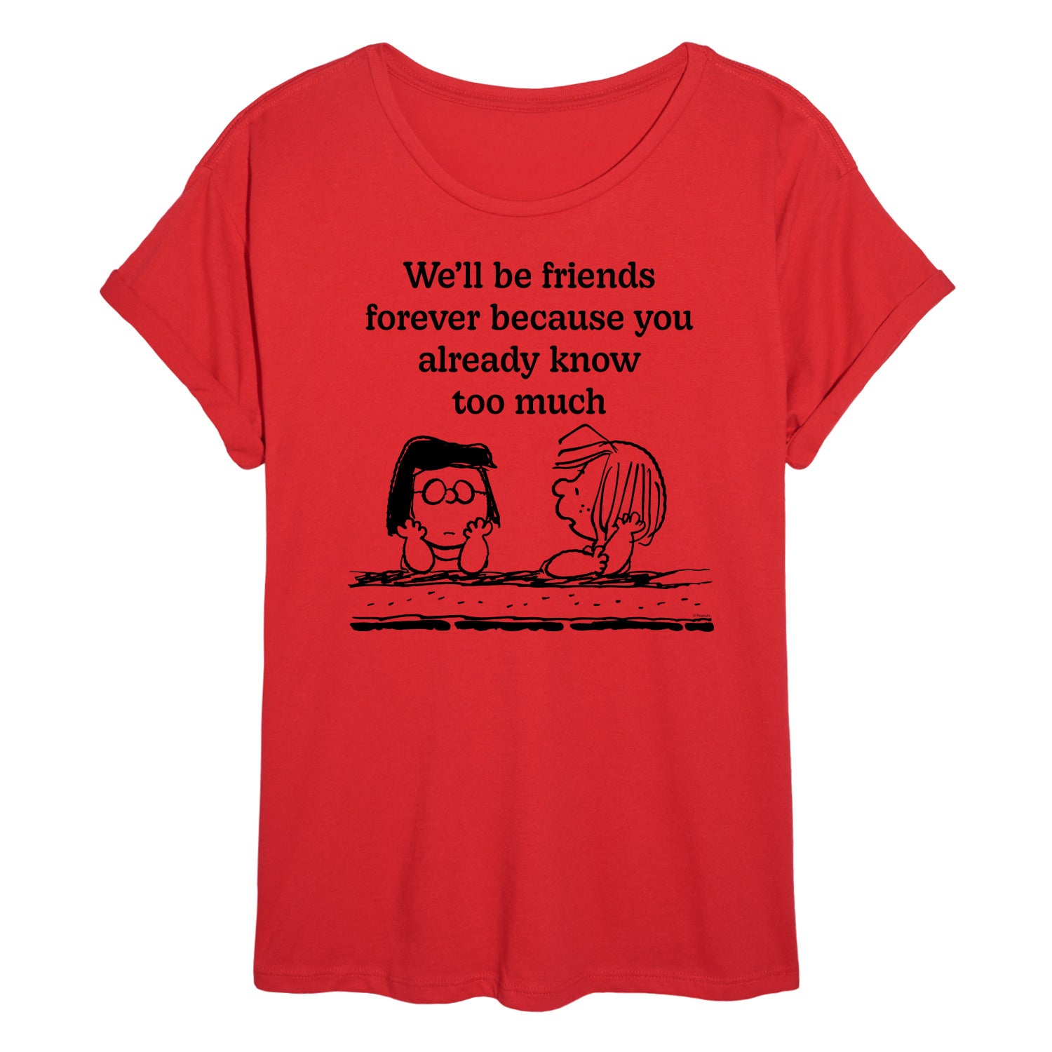Peanuts - Friends Forever - Women's Oversized T-Shirt