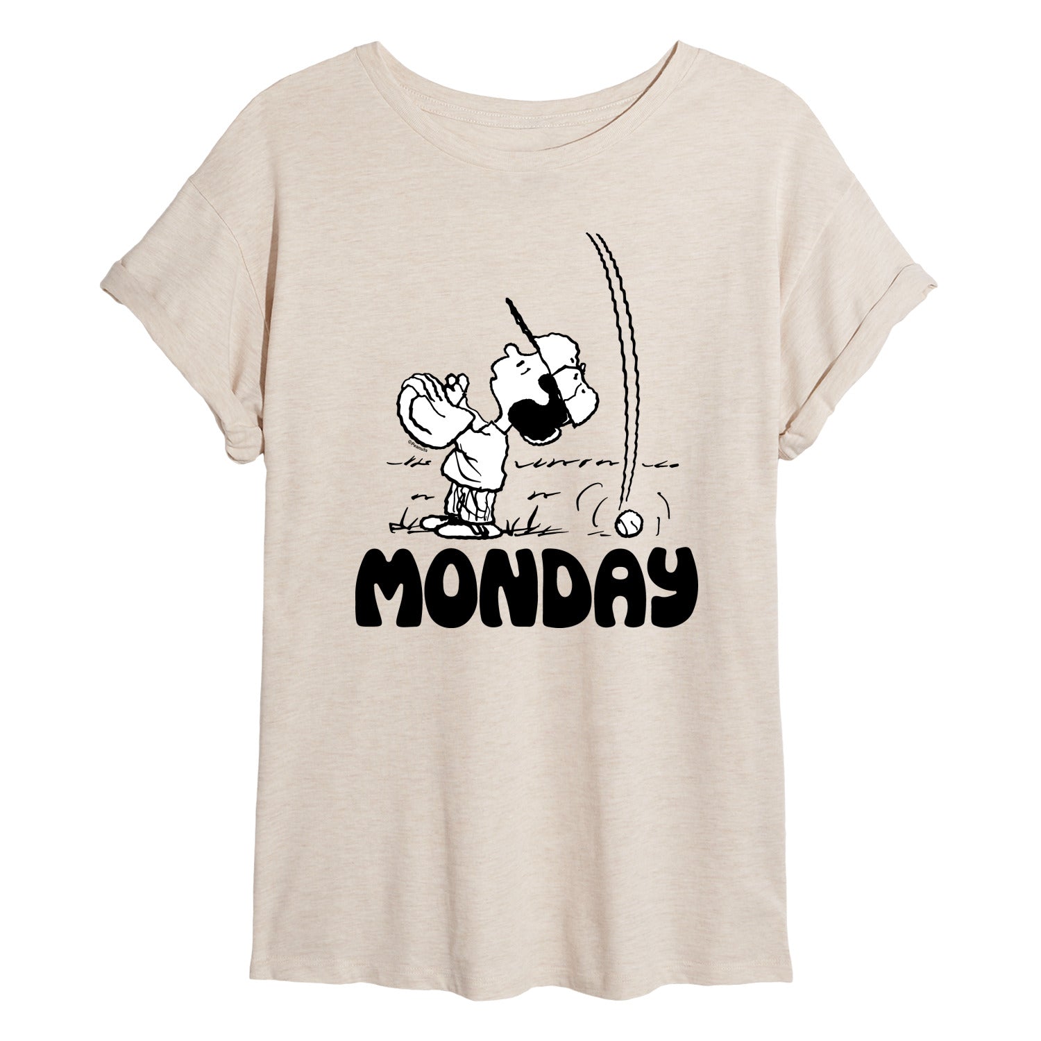 Peanuts - Lucy Monday - Women's Oversized T-Shirt - Image 2