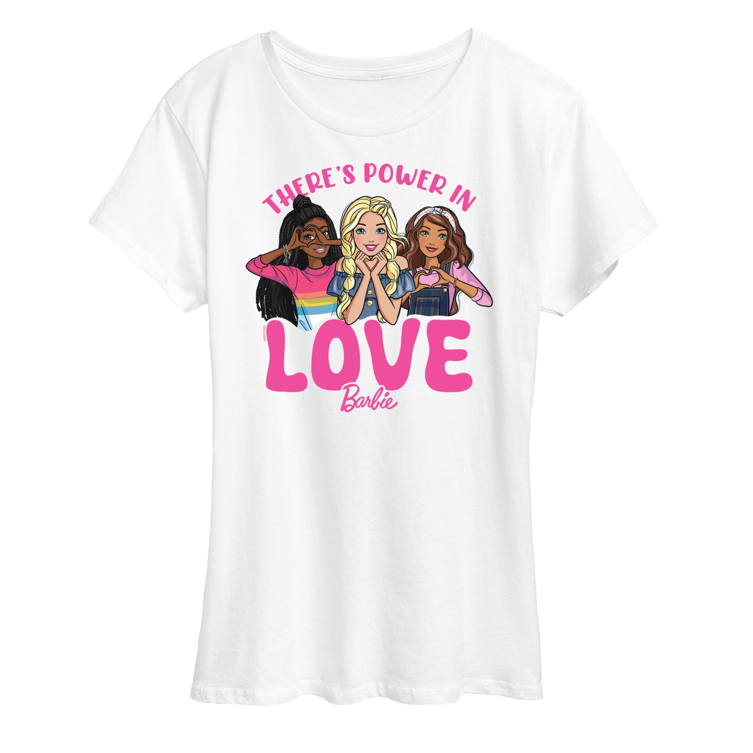 Barbie - Theres Power In Love - Women's Short Sleeve Graphic T-Shirt - Image 2
